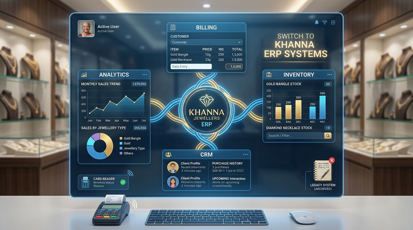 Why Indian Jewellers Are Switching to ERP Systems